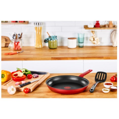 TEFAL | G2730422 | Daily Chef Pan | Frying | Diameter 24 cm | Suitable for induction hob | Fixed handle | Red - 2